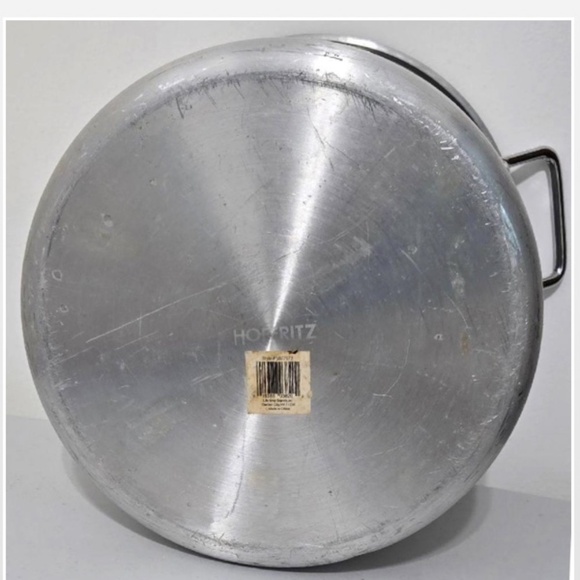 Hoffritz Stockpot 20 Quart Aluminum Silver With Lid Large Cooking Pot - Picture 12 of 14